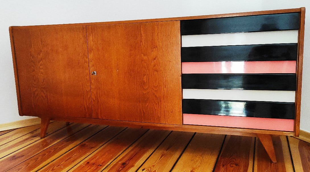 Sideboard designed by J. Jiroutek U 460, Czechoslovakia, 1960s