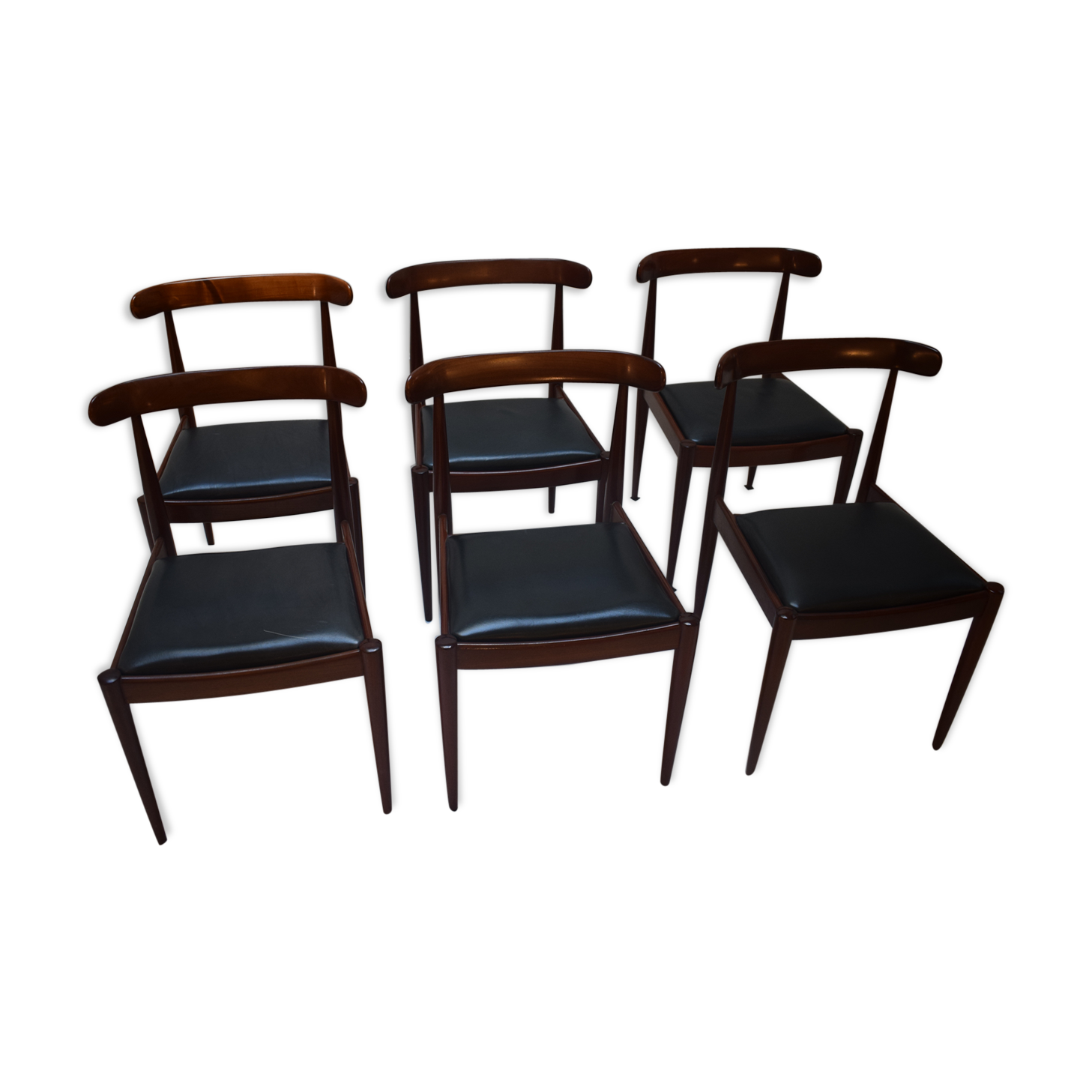 Set of 6 chairs model 500, from 1961 Alfred Hendrickx