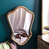 Golden Mirror Baroque Style 33x50cm