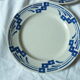 Set of 7 flat plates Moulin des Loups and Hamage model Comet