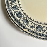 Assiette terre de fer U&cie Sarreguemines