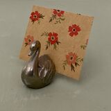 Set of 6 vintage placeholders in the shape of swans