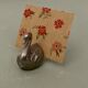 Set of 6 vintage placeholders in the shape of swans