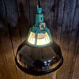 „Alma“ ukrainische Industrie Lampe Grün / Schwarz