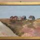 Original Swedish Oil on Panel – “Landskap”by J. Emel – Signed – Vintage