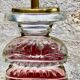Glass Desk Lamp with Baguès House Urns, 1950s vintage