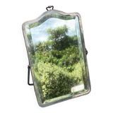 Beveled barber mirror