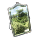 Miroir de barbier biseauté