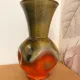 Vintage glazed ceramic vase