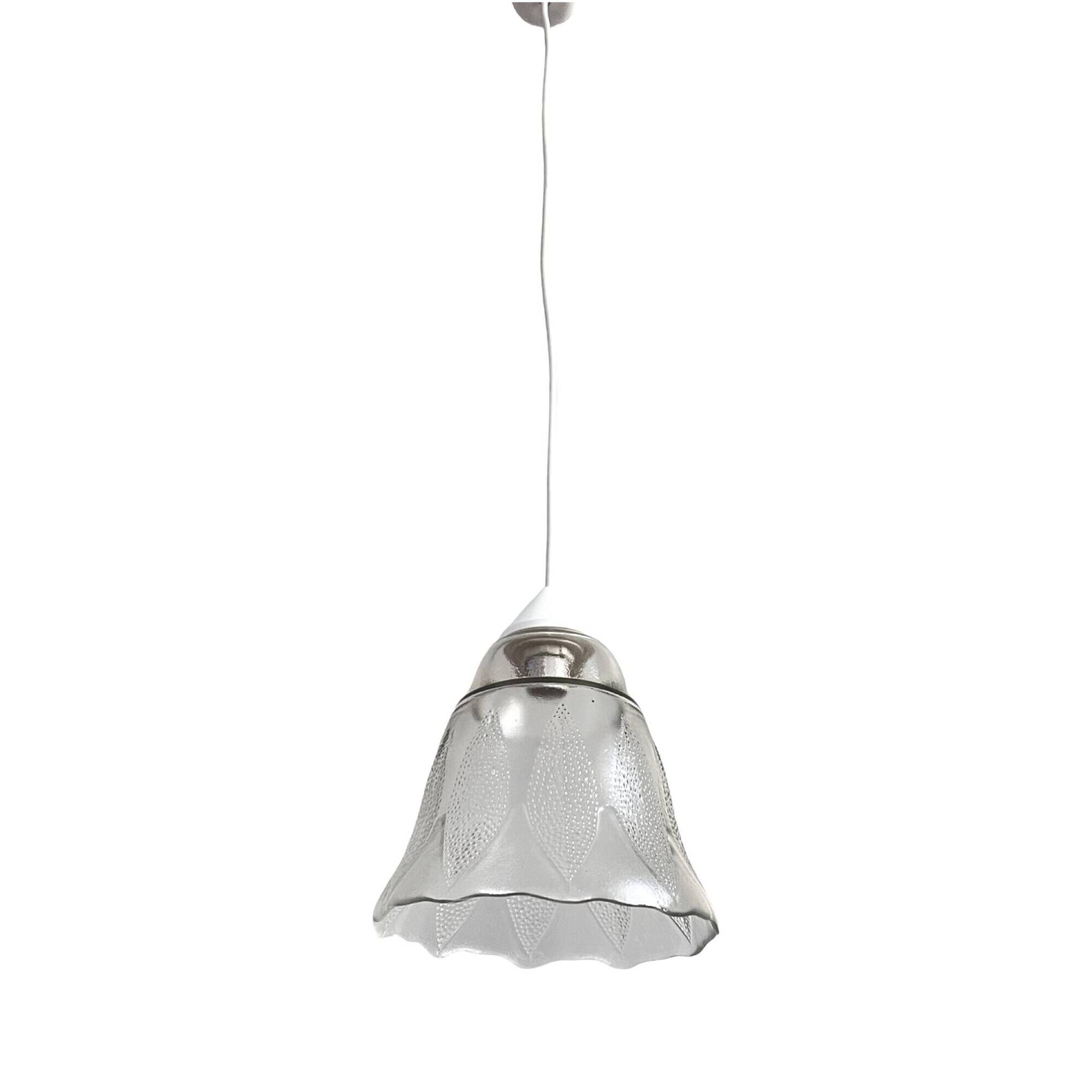Flower-shaped hanging lamp, Narva Leuchen, Germany, 1970s.
