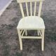 4 bistro chairs painted yellow