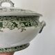 Large old tureen in iron earth, model Murier de Saint amand