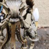 6-light bronze chandelier