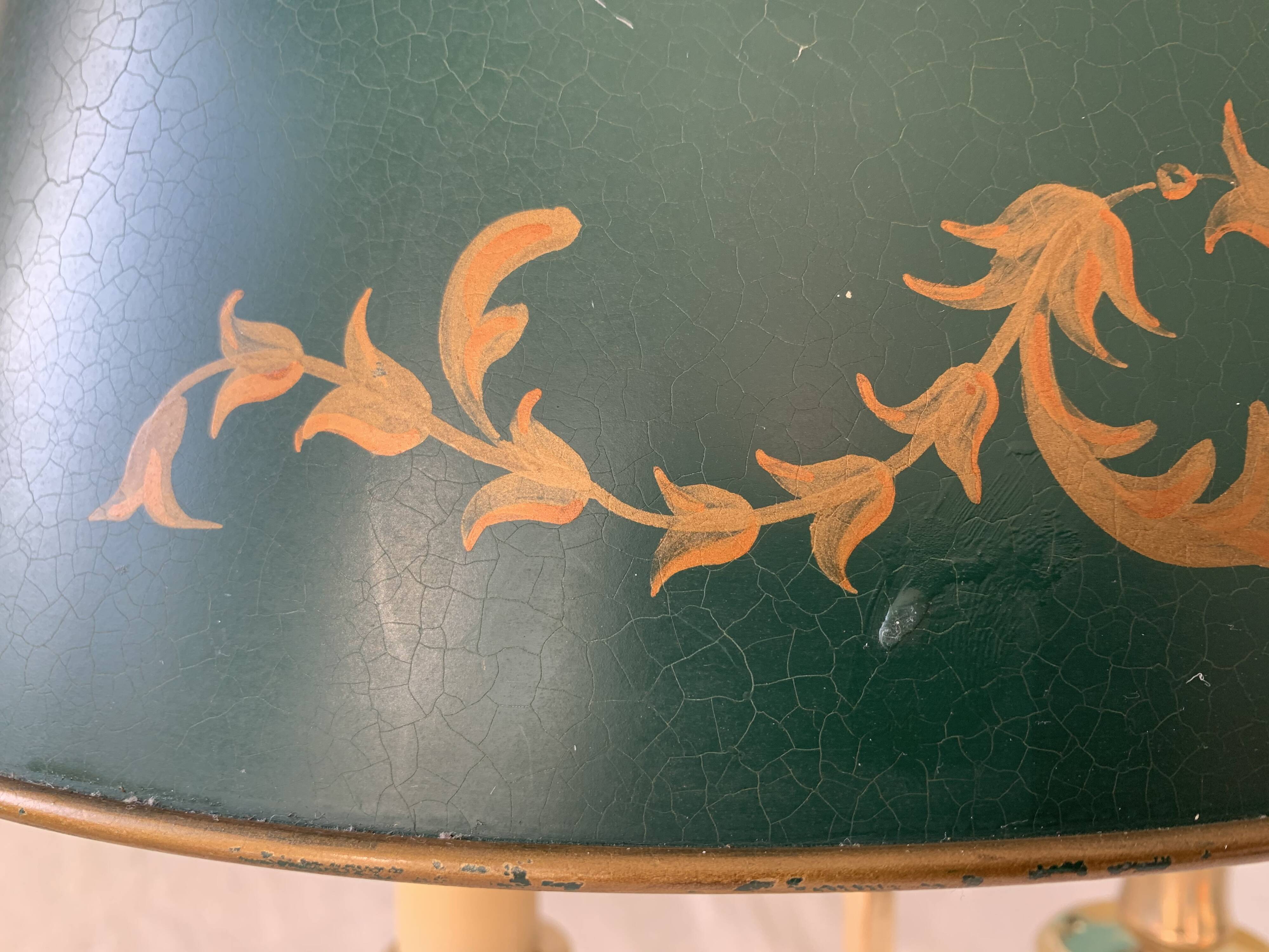 Lucien Gau's gilded bronze water bottle lamp Directoire style, 20th century