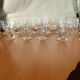 Set of 12 engraved Bohemian Crystal Glasses