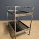 Space Age style rolling trolley