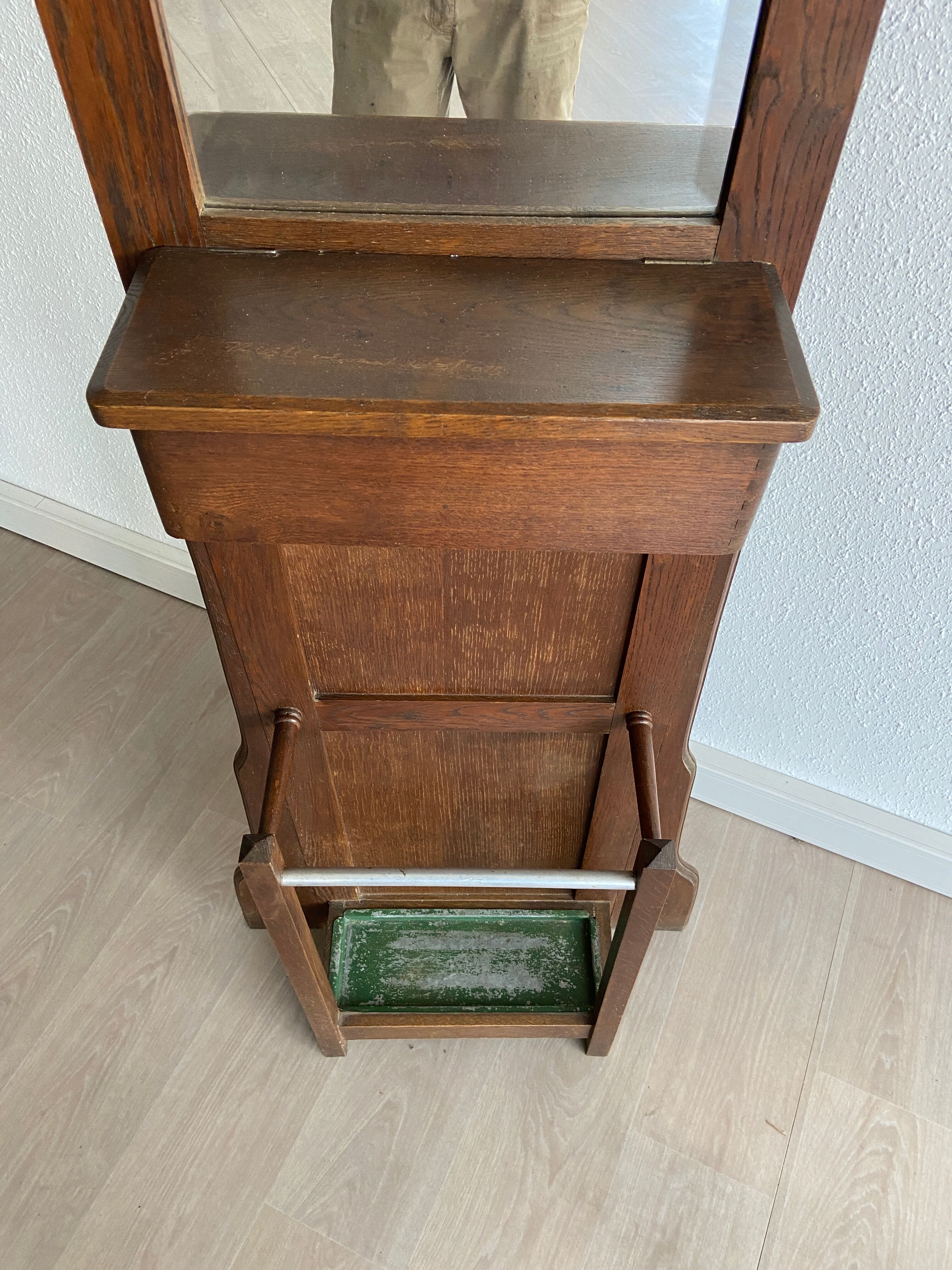 Old art deco coat rack 1940-50