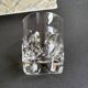 6 Lalique France Artois whisky glasses in a box