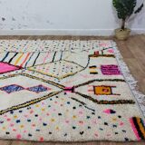 Azilal Berber rug in handmade wool 290 X 200 CM