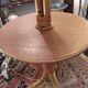 Lampadaire rotin corde vintage