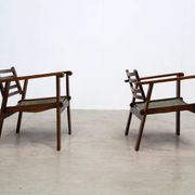 Ensemble de deux fauteuils de salon français anciens