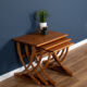 Retro Teak 1960s Nathan Nest Of Three Side Coffee Tables