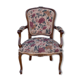 Louis XV style convertible armchair