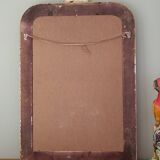 Gilded mirror with a Louis Philippe style pediment