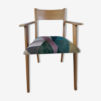 Chair with vintage Scandinavian armrests