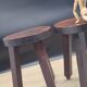 Pair of tripod stools square feet