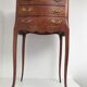 vintage louis XV style rose wooden table