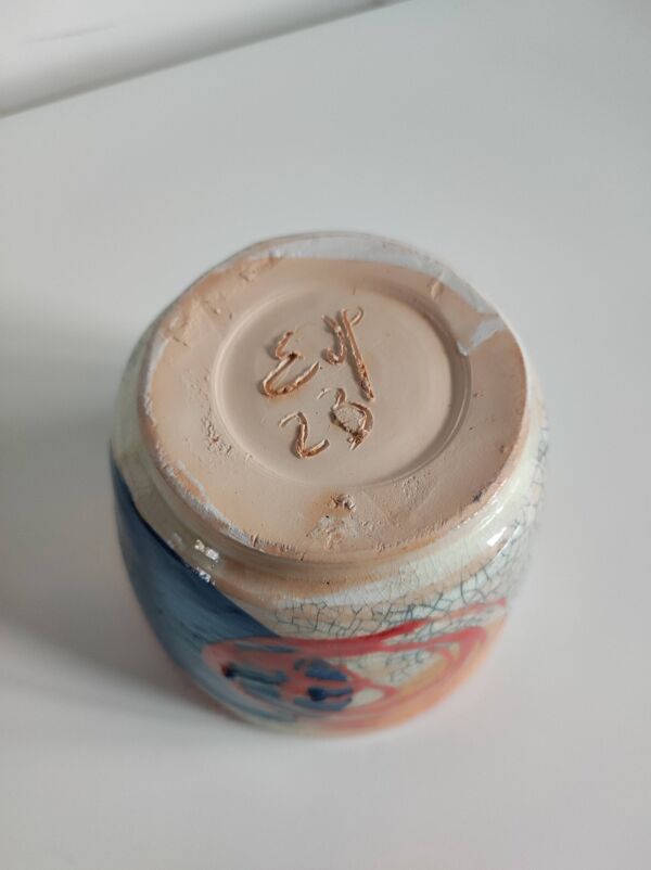 Bol en céramique contemporain signé