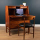 Restored 1960s Retro Danish Bureau Desk Mid Century