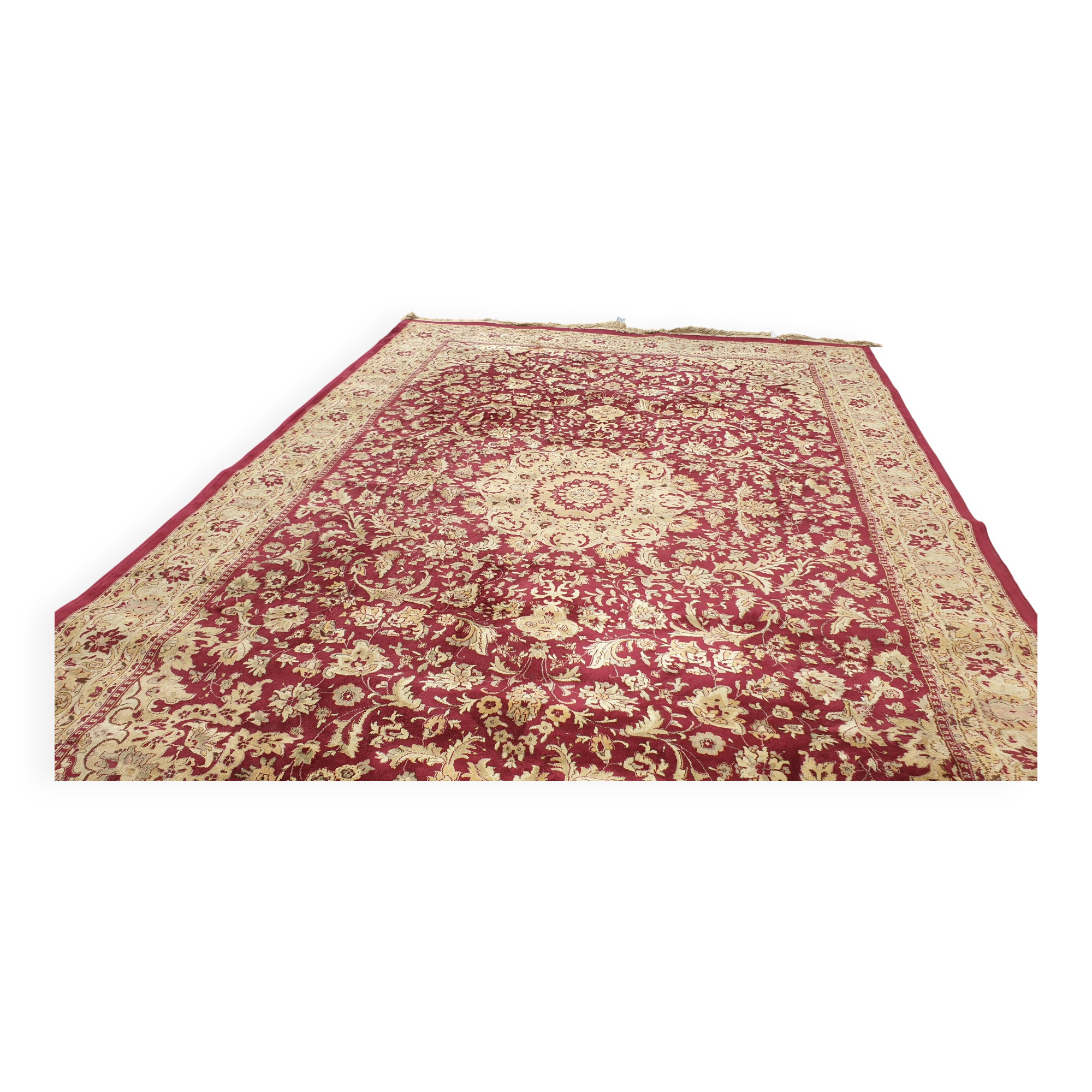 Oriental silk wool rug