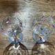 Set of 6 Swedish crystal champagne glasses by the brand Orrefors.