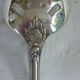 Spoonful with silver metal cubes Christofle