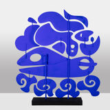 Sculpture titled "Swimmer" Antonine de Saint Pierre