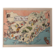 Vintage poster, illustrated map of Provence, 1939 - JP Pinchon
