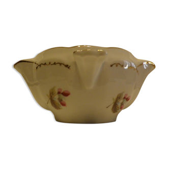 Sauciere double bec porcelaine de vierzon