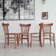 4 chaises bistrot, années 40