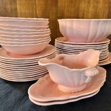 Salins 38 Piece Pink Dinnerware Set