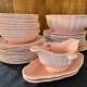 Salins 38 Piece Pink Dinnerware Set