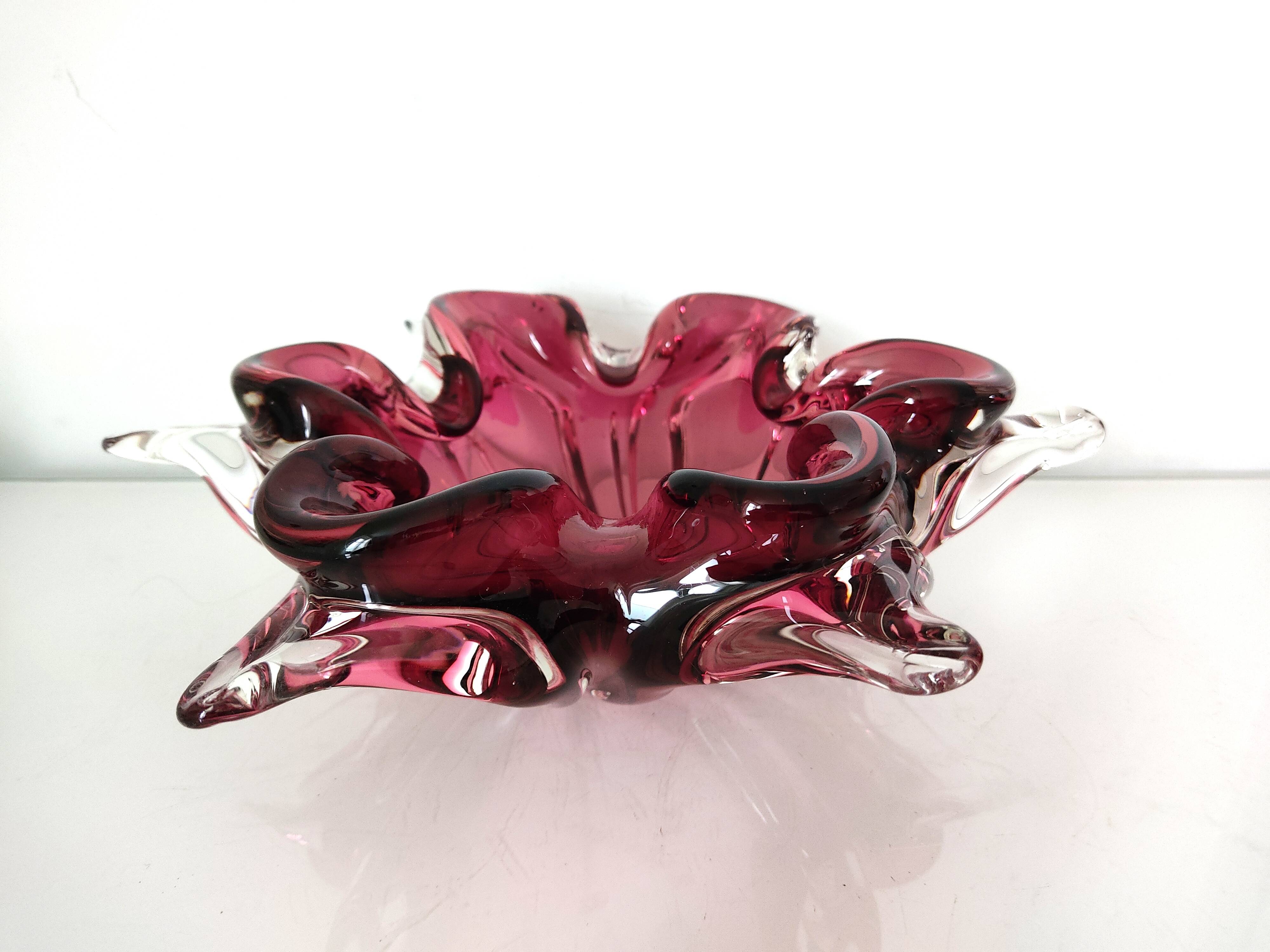 Murano glass empty pocket cup