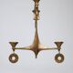 Grand Chandelier Suspended Candelabrum Brutalist Michael Harjes, 1970s