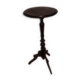 Console tripode Napoleon III bois noirci