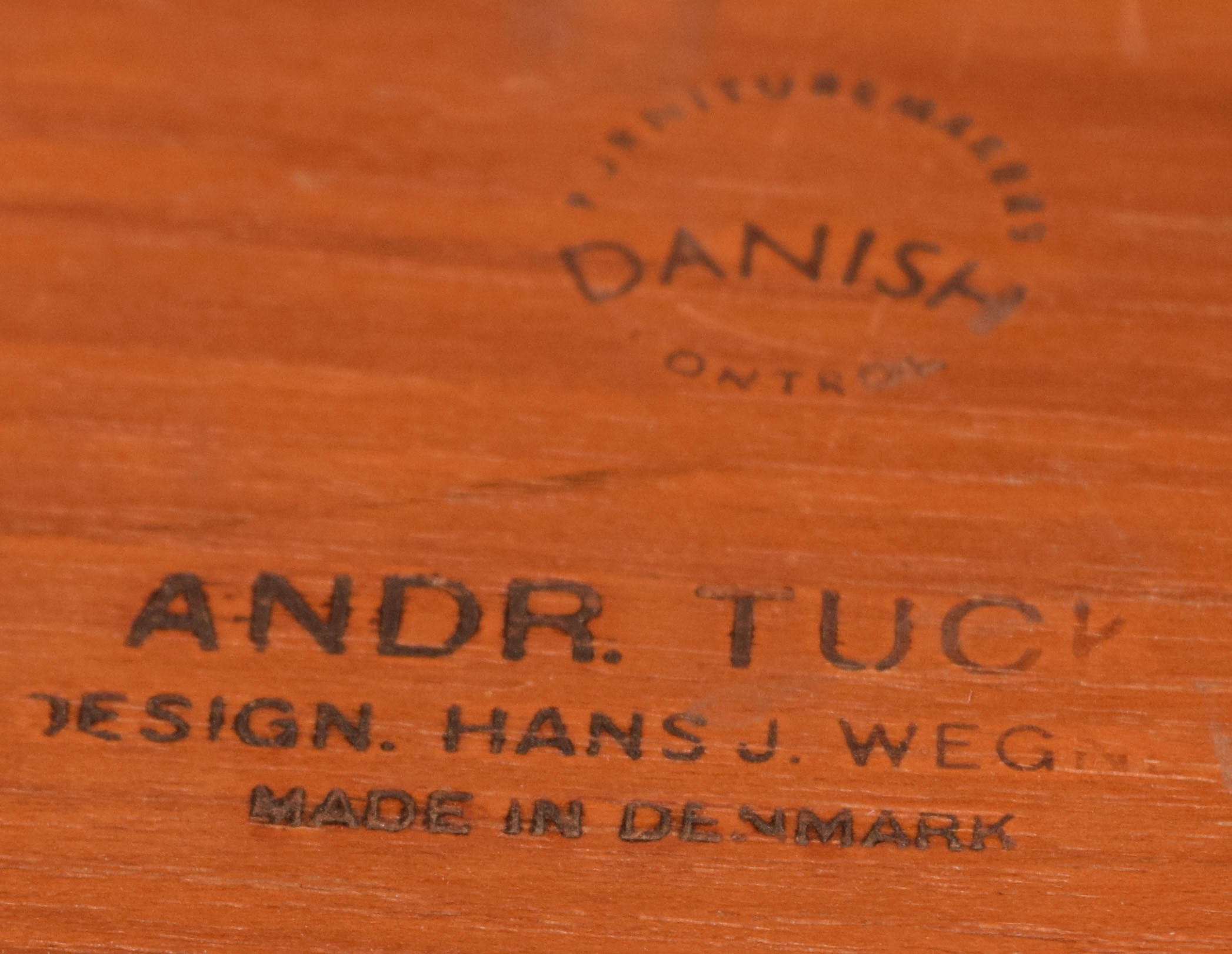 Restored teak & rosewood , chrome coffee table, Hans J Wegner, andreas tuck