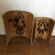 Appliques en osier 1960