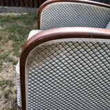 Duo de fauteuils club vintage