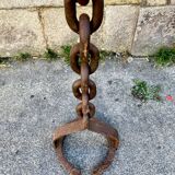 Brutalist chain floor lamp base
