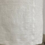 Old linen lampshade with monogram and fern by Henri Matisse